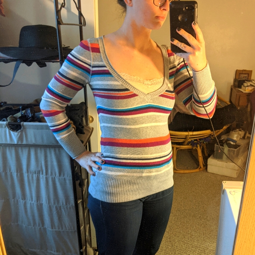 Striped Aeropostale sweater